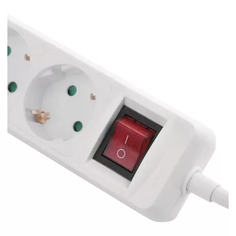 Emos HOSSZABBÍTÓ 3 M / 5 ALJZAT / KAPCSOLÓS / USB A + C / 1,5 MM2 P1523CU