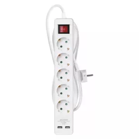   Emos HOSSZABBÍTÓ 3 M / 5 ALJZAT / KAPCSOLÓS / USB / 1,5 MM2 P1523RU
