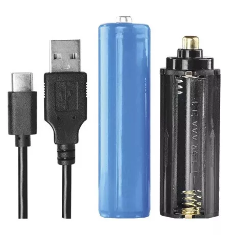 Emos LED TÖLTHETŐ FÉM ZSEBLÁMPA, 600 LM P3116
