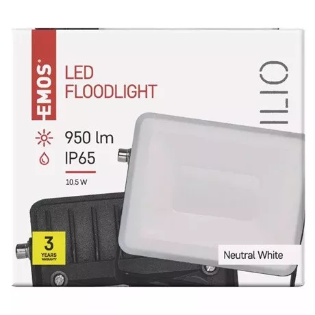 Emos ILIO LED REFLEKTOR 10.5W 950LM IP65 NW ZS2510
