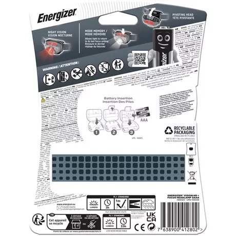 Energizer FEJLÁMPA VISION HD+ FOCUS