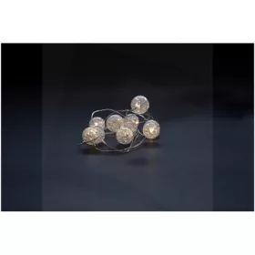   Entac KARÁCSONYI FÜZÉR ÁTTETSZŐ MŰANYAG GOLYÓ 10 LED ECL-CPB-10WW