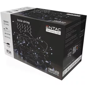   Entac KARÁCSONYI FÜZÉR IP44 JÉGCSAPFÜZÉR 180 LED ECL-I180CW