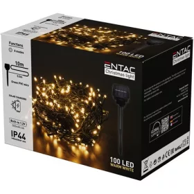   Entac Karácsonyi Füzér 100 Led Ww  Leszúrható Napelemes Konzollal Ecl-S100-Ww