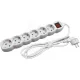 Entac ELOSZTÓ 6 FOGLALAT KAPCSOLÓVAL 5M 3G1.5 ESE1.5G6-5-SW