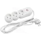 Entac DESIGN ELOSZTÓ 3 FOGLALAT KAPCSOLÓVAL 5M 3G1,5 ESERS1.5G3-5-SW
