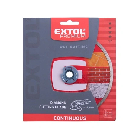 Extol Premium GYÉMÁNTVÁGÓ CSEMPEVÁGÁSHOZ (SIMA), VIZES VÁGÁSRA, 230x2,3x22,2MM 108735