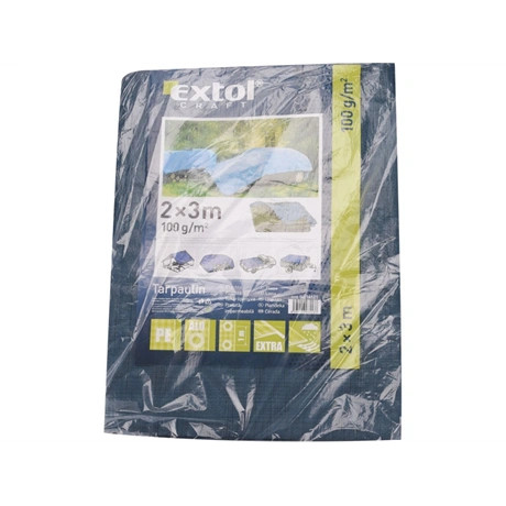 Extol Craft TAKARÓPONYVA, VÍZÁLLÓ, NEM UV ÁLLÓ, 10×15M NÉVLEGES MÉRET, VALÓS MÉRET: 9,8×14,7 M 16130