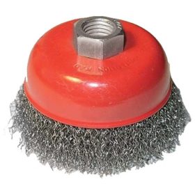   Extol Craft DRÓTCSISZOLÓ FAZÉKKEFE SAROKCSISZOLÓHOZ, M14×2 100MM, HULLÁMOS SZÁLÚ 17003