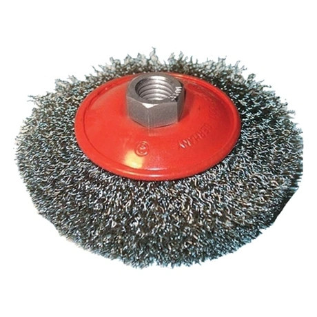 Extol Craft DRÓTCSISZOLÓ KÖRKEFE, KÚPOS, HULLÁMOS SZÁLÚ , SAROKCSISZOLÓHOZ, M14×2 100MM 17006