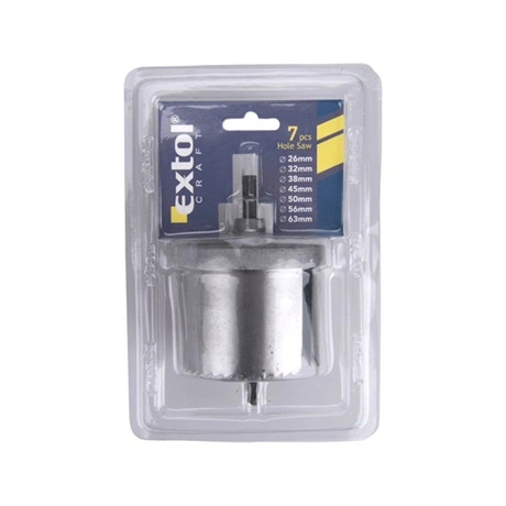 Extol Craft KÖRKIVÁGÓ KÉSZLET FÁHOZ, 7DB-OS,  MÉLYSÉG:45MM, 26-63MM 1802