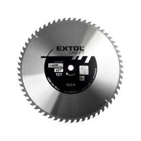   Extol Craft KÖRFŰRÉSZLAP, KEMÉNYFÉMLAPKÁS, 600×30MM(LYUK ÁTM), T60, 3,8MM 19128