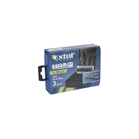 Extol Craft LÉPCSŐS FÉMFÚRÓ KÉSZLET 3DB 20092