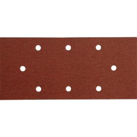   Extol Premium CSISZOLÓPAPÍR, TÉPŐZÁRAS, 93×190 MM, 8  LYUKAS KÉSZLET P80, 10DB/CS 242080