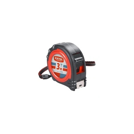 Extol Premium MÉRŐSZALAG, GUMÍROZOTT, 2 STOPPOS, 10MX25MM 3159