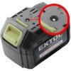 Extol Craft TARTALÉK AKKU RÉGEBBI TÍPUSÚ 402440 LI-ION TÖLTŐHÖZ, 2 SARU+1 TÜSKE, 18V, 1500MAH 402440B
