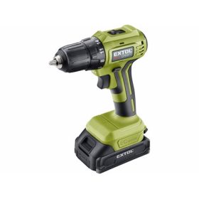   Extol Craft FÚRÓCSAVAROZÓ AKKUS SZÉNKEFE MENTES KOFFERBAN 2DB 2000MAH LI-ION AKKU + 1 DB TÖLTŐ 402450