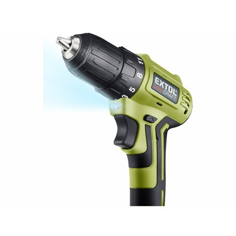 Extol Craft FÚRÓCSAVAROZÓ AKKUS SZÉNKEFE MENTES KOFFERBAN 2DB 2000MAH LI-ION AKKU + 1 DB TÖLTŐ 402450