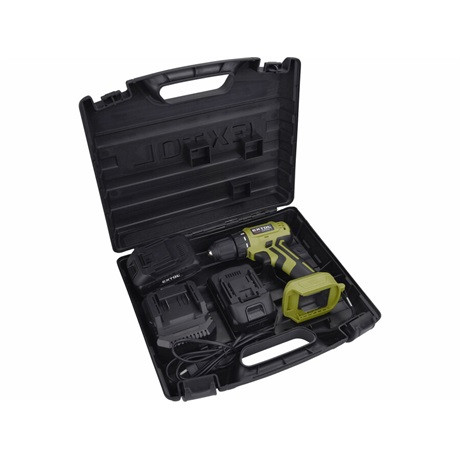 Extol Craft FÚRÓCSAVAROZÓ AKKUS SZÉNKEFE MENTES KOFFERBAN 2DB 2000MAH LI-ION AKKU + 1 DB TÖLTŐ 402450