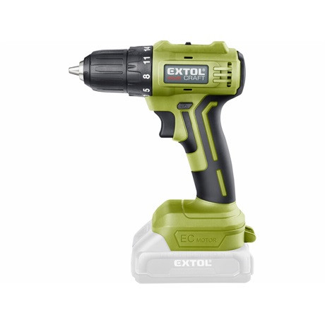 Extol Craft FÚRÓCSAVAROZÓ AKKUS SZÉNKEFE MENTES KOFFERBAN AKKU ÉS TÖLTŐ NÉLKÜL 402451