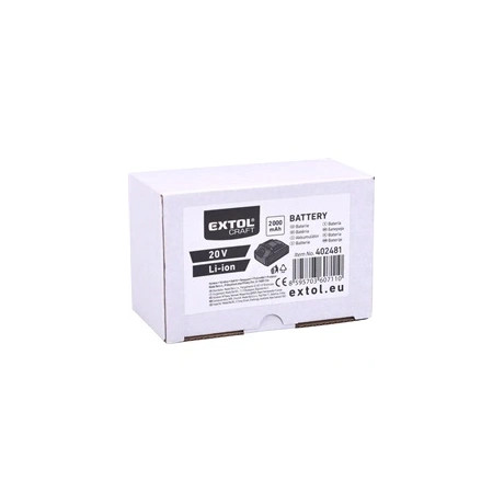 Extol Craft AKKUMULÁTOR LI-ION 20 V, 2000 MAH, POWER SHARE 402481