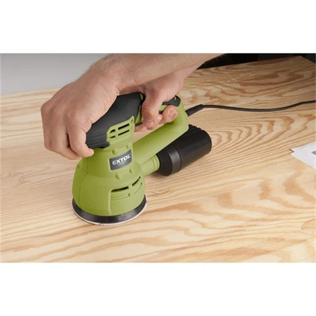 Extol Craft ROTÁCIÓS (EXCENTRIKUS) CSISZOLÓGÉP 430W; ÁTMÉRŐ:125MM 407202