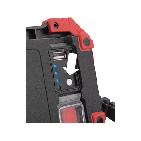 Extol Light HORDOZHATÓ LED LÁMPA (REFLEKTOR), 10W, 1000 LM, IP54, LI-ION, 4400 MAH, USB TÖLTHETŐ, POWER BANK 43272