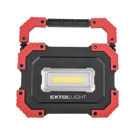 Extol Light HORDOZHATÓ LED LÁMPA (REFLEKTOR), 10W, 1000 LM, IP54, LI-ION, 4400 MAH, USB TÖLTHETŐ, POWER BANK 43272