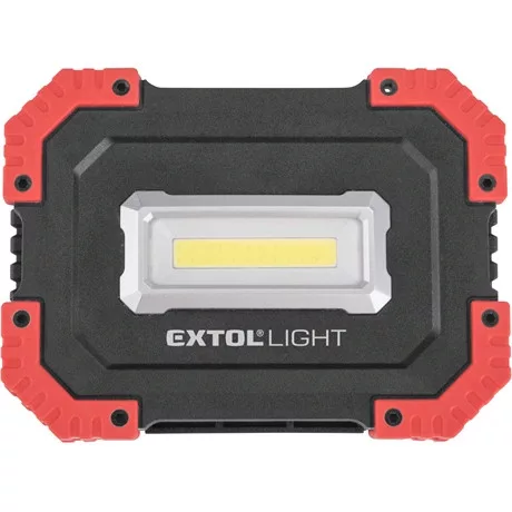 Extol Light HORDOZHATÓ LED LÁMPA (REFLEKTOR), 10W, 1000 LM, IP54, LI-ION, 4400 MAH, USB TÖLTHETŐ, POWER BANK 43272