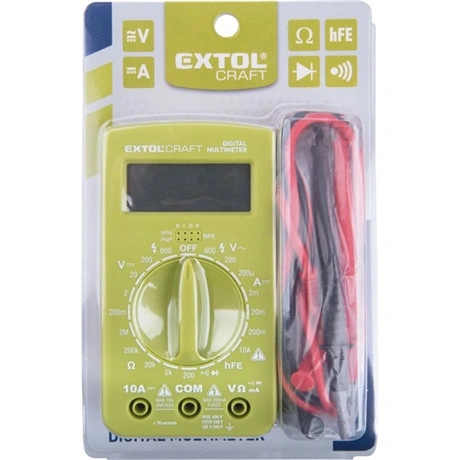 Extol Craft DIGITÁLIS MULTIMÉTER, HANGJELZŐ FUNKCIÓVAL 600011