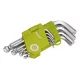 Extol Craft IMBUSZKULCS KLT., RÖVID, CR40 GÖMBFEJ, TÜV/GS, 9DB, 1,5-10MM, BLISZTEREN 66000