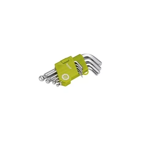 Extol Craft IMBUSZKULCS KLT., RÖVID, CR40 GÖMBFEJ, TÜV/GS, 9DB, 1,5-10MM, BLISZTEREN 66000