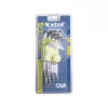 Extol Craft TORX KULCS, CR40. 9DB, EGYIK VÉGE LYUKAS, T10,15,20,25,27,30,40,45,50, BLISZTEREN 66011