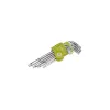 Extol Craft TORX KULCS, CR40. 9DB, EGYIK VÉGE LYUKAS, T10,15,20,25,27,30,40,45,50, BLISZTEREN 66011