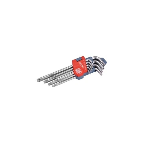 Extol Premium TORX KULCS KÉSZLET, CV. , 9DB, LYUKAS, T10,15,20,25,27,30,40,45,50, BLISZTEREN 6601