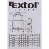 Extol Craft LAKAT, VAS, 3 KULCCSAL, 38MM 77020