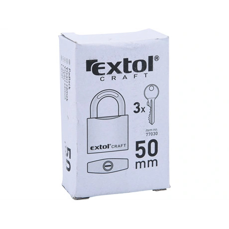Extol Craft LAKAT, VAS, 3 KULCCSAL, DOBOZBAN , 50MM 77030