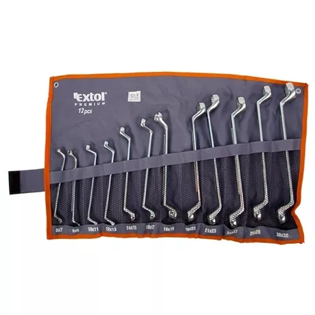 Extol Premium CSILLAGKULCS KÉSZLET, 12DB, VÁSZON TARTÓBAN 8631142