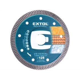   Extol Industrial GYÉMÁNTVÁGÓ, IPARI KORONG, TURBO, 1,5MM, 115X22,2MM, SZÁRAZ ÉS VIZES VÁGÁSRA 8703041