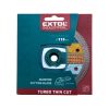 Extol Industrial GYÉMÁNTVÁGÓ, IPARI KORONG, TURBO, 1,5MM, 115X22,2MM, SZÁRAZ ÉS VIZES VÁGÁSRA 8703041
