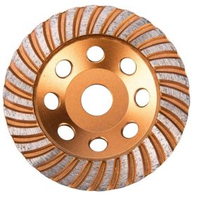   Extol Industrial GYÉMÁNTCSISZOLÓ KORONG, 125MM×22,2MM, TURBO/LAMELLÁS JELLEGŰ 8703102