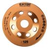 Extol Industrial GYÉMÁNTCSISZOLÓ KORONG, 125MM×22,2MM, TURBO/LAMELLÁS JELLEGŰ 8703102
