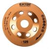 Extol Industrial GYÉMÁNTCSISZOLÓ KORONG, 125MM×22,2MM, TURBO/LAMELLÁS JELLEGŰ 8703102