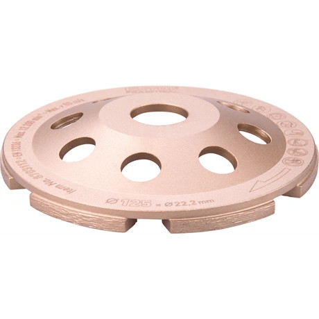 Extol Industrial GYÉMÁNTCSISZOLÓ KORONG, 125MM×22,2MM 8703112