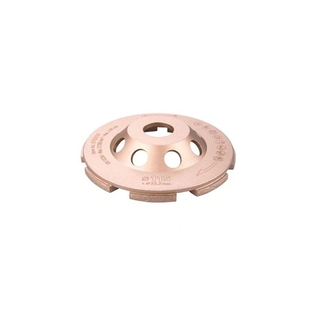 Extol Industrial GYÉMÁNTCSISZOLÓ KORONG, 115MM×22,2MM, KÉTSOROS 8703121