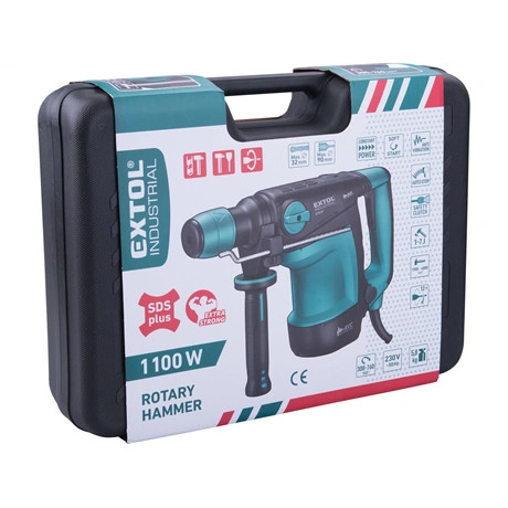 Extol Industrial ÜTVEFÚRÓ- ÉS VÉSŐKALAPÁCS, ELEKTROPNEUMATIKUS, 1100W 8790201