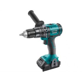   Extol Industrial AKKUS ÜTVEFÚRÓ ÉS CSAVAROZÓ, 20V, LI-ION, 1DB AKKU+TÖLTŐ, 2000 MAH 8791802