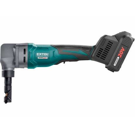 Extol Industrial FOLYAMATOS LEMEZLYUKASZTÓGÉP AKKUS 20V 2000MAH LI-ION 1DB AKKU+TÖLTŐ 8791830