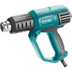   Extol Industrial HŐLÉGFÚVÓ, 1000W/2000W, KOFFERBAN, TARTOZÉKOKKAL 8794800