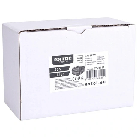 Extol Industrial TARTALÉK AKKU 60V, LI-ION, 4000MAH 8795731